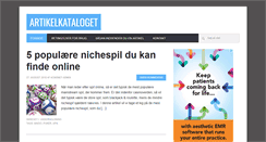 Desktop Screenshot of konsnet.dk